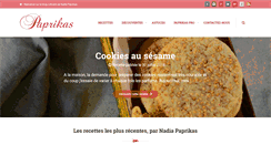 Desktop Screenshot of paprikas.fr